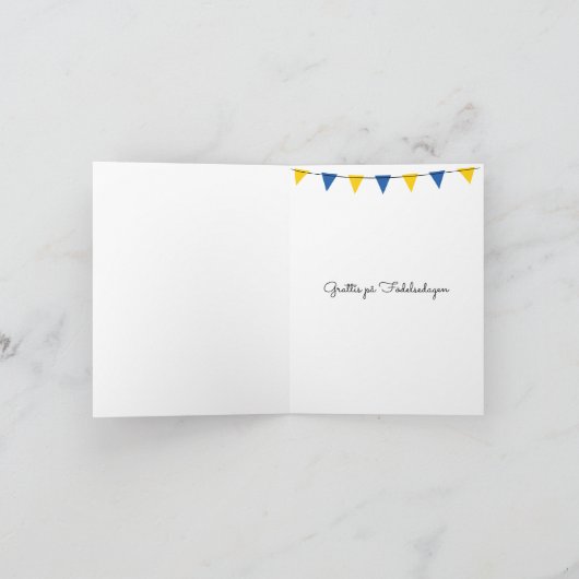 Carte Grattis på födelsedagen (Intérieur)