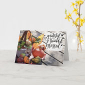 Carte Gratuit Merci Béni Automne Inspirationnel (Fleur jaune)