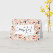 Carte Gratuit Pour Vous Thanksgiving Corporate Holiday (Fleur jaune)