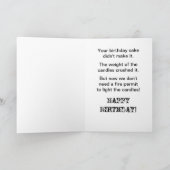 Carte Grave Anniversaire Nouvelles (Intérieur)