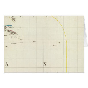 Carte gravée de l'océan Pacifique