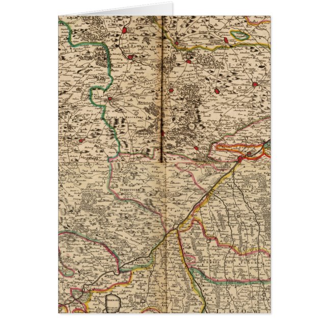 Carte gravée des forêts allemandes (Devant)