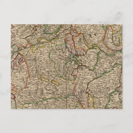 Carte gravée suisse (Devant)