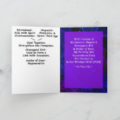 Carte Graveyard - Protection Blessing & Explication Card (Intérieur)