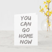 Carte Gravity Apparel _ You Can Go Home Now _ Uni-adults (Fleur jaune)