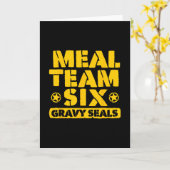 Carte Gravy Seals de l'équipe de repas Six  (Fleur jaune)