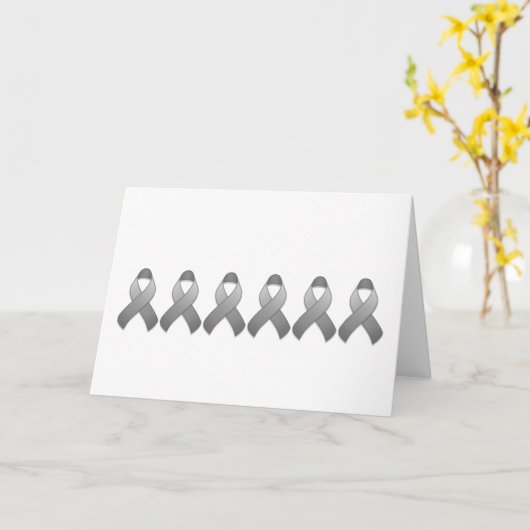 Carte Gray Aware (Fleur jaune)