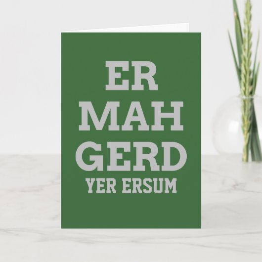 Carte Gray Ermahgerd (Devant)