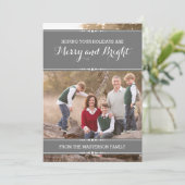 Carte Gray Simply Chic Holiday (Debout devant)