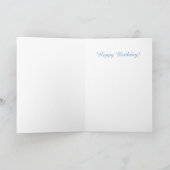 Carte Great Blue Heron Nature Faune Anniversaire (Intérieur)