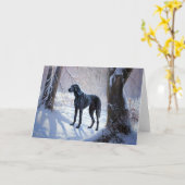 Carte Great Dane (Fleur jaune)