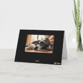 Carte Great Dane and Poodle (Dos)