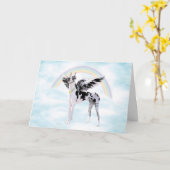 Carte Great Dane Angel Harle (Fleur jaune)