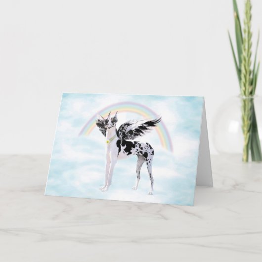 Carte Great Dane Angel Harle (Devant)