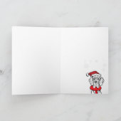 Carte Great Dane Christmas (Intérieur)