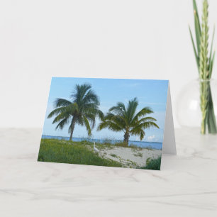 Carte Great Egret, Great Abaco Island, Bahamas Card
