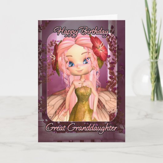 Carte Great Granddaughter (Devant)