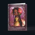 Carte Great Granddaughter Birthday Card<br><div class="desc">Great Granddaughter Birthday Card</div>