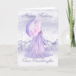 Carte Great Granddaughter Cute Feminine Birthday<br><div class="desc">Great Granddaughter Cute Feminine Birthday</div>