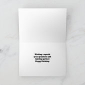 Carte Great Grandson 7e anniversaire Buck in Field (Intérieur)