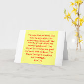Carte great Lao Tzu quota (Fleur jaune)