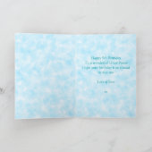 Carte Great Niece 9th Blue Fairy Anniversaire (Intérieur)