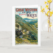 Carte Great Western Railway ~ Pays de Galles (Fleur jaune)