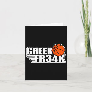 Carte Grec Fr&# ; k Bysketbyll Milwaukee Freak Geek