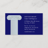 Carte grecque d'entreprise de construction de (Dos)