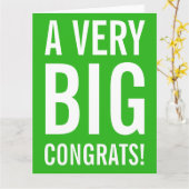 Carte Green A Very Big Fgrats (Fleur jaune)