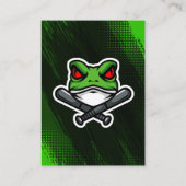 Carte Green Baseball Trading Photo Logo de Basebal (Dos)