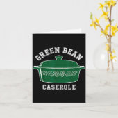 Carte Green Bean Cerole Thanksgiving Humor Meme Men Wome (Fleur jaune)