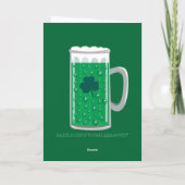 Carte Green Beer (Dos)