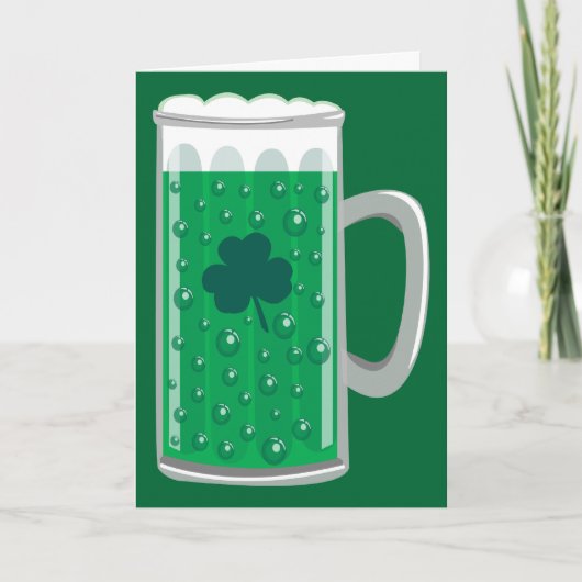 Carte Green Beer (Devant)
