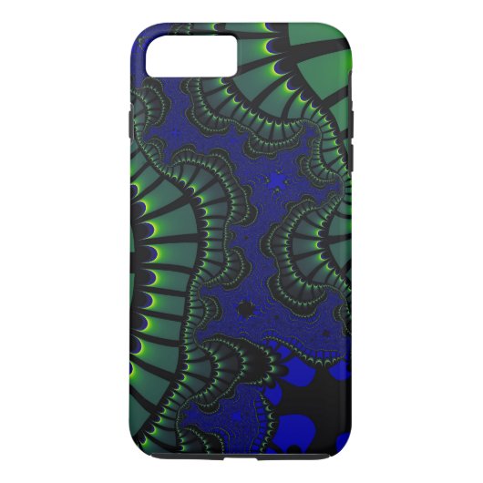 Carte Green Blue Remix iPhone 8/7 Plus Coque (Dos)