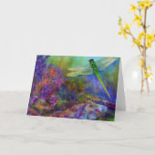 Carte Green Dragonard Flower Garden Art (Fleur jaune)