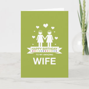Carte Green Femme Extraordinaire Joyeux anniversaire