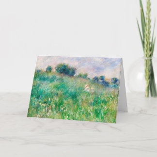 Carte Green Meadow par Renoir Impressionniste Peinture