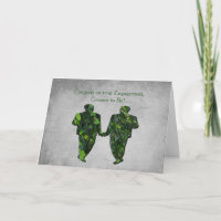 Green Men Ivy & Silver Gay Handfasting Bénédiction