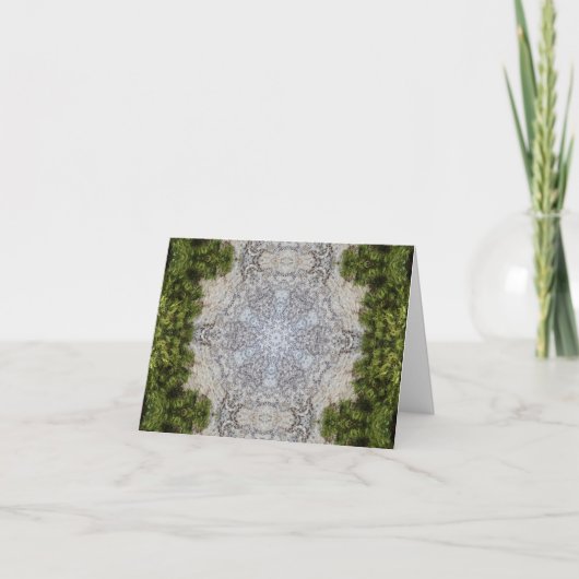 Carte Green Moss & Earth Nature Art (Devant)