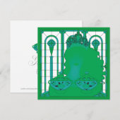 Carte Green Queen Flat (Devant / Derrière)