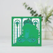 Carte Green Queen Flat (Debout devant)