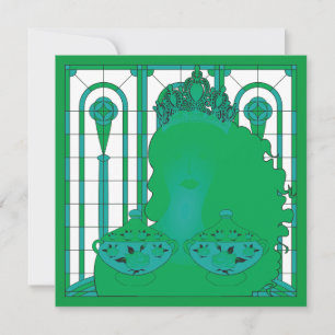 Carte Green Queen Flat
