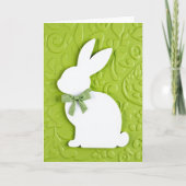 Carte Green Rabbit Spring Time Card (Devant)