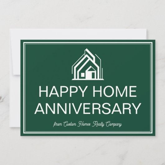 Carte Green Real Estate Business Customized Marketing (Devant)