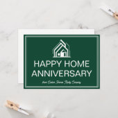 Carte Green Real Estate Business Customized Marketing (Devant/Arrière en situation)