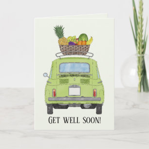 Carte Green Retro Fiat 500 Obtenez bien