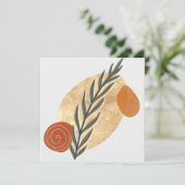 Carte Green Stalk Boho (Debout devant)