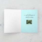 Carte Green Tree Get Well Card (Intérieur)
