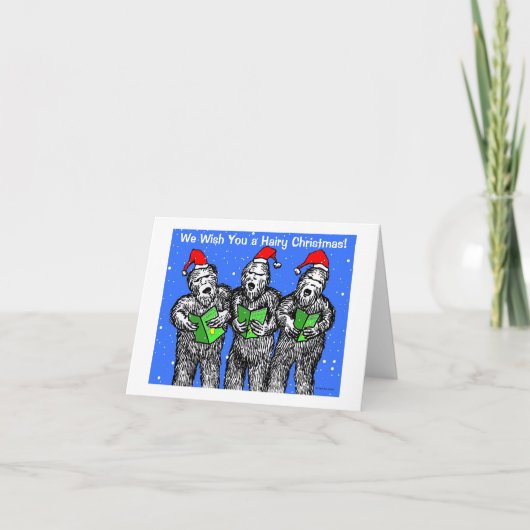 Carte Green Weenii "Nous vous souhaitons un Noël p (Devant)